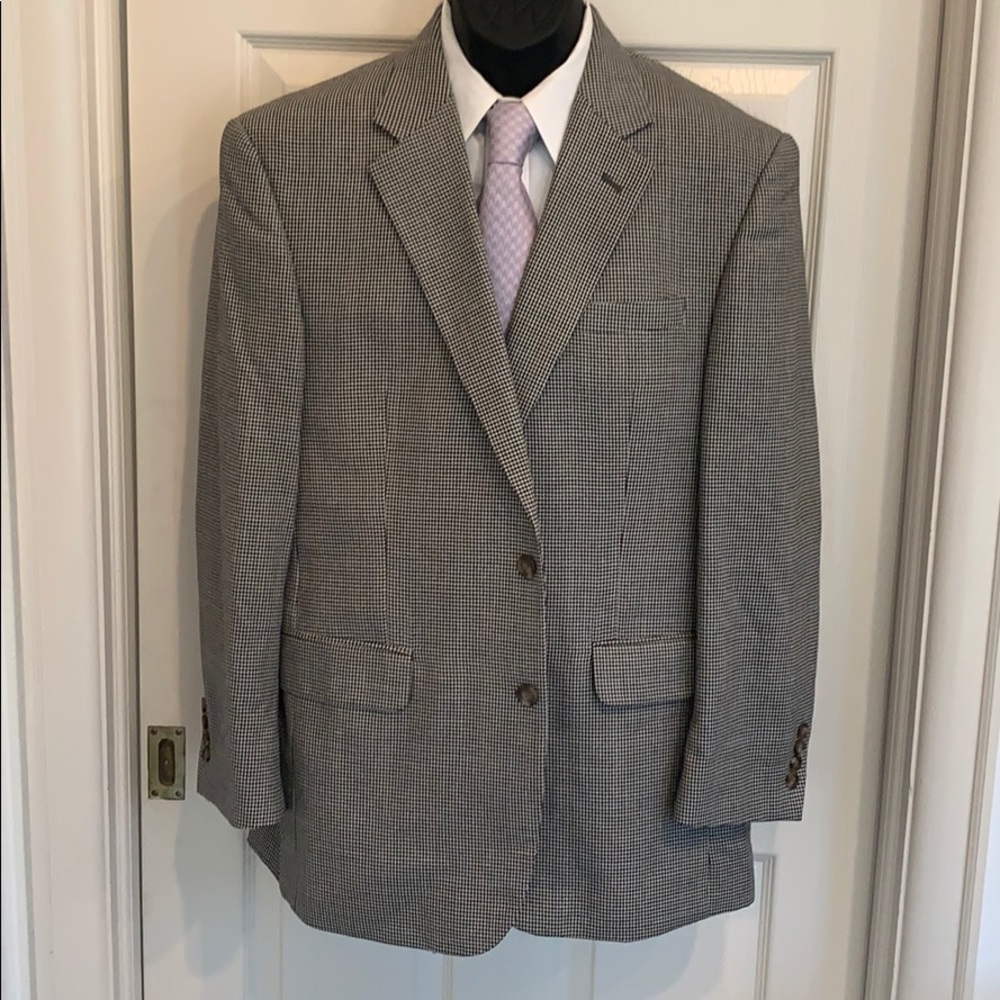 42R Houndstooth Joseph Banks sport coat